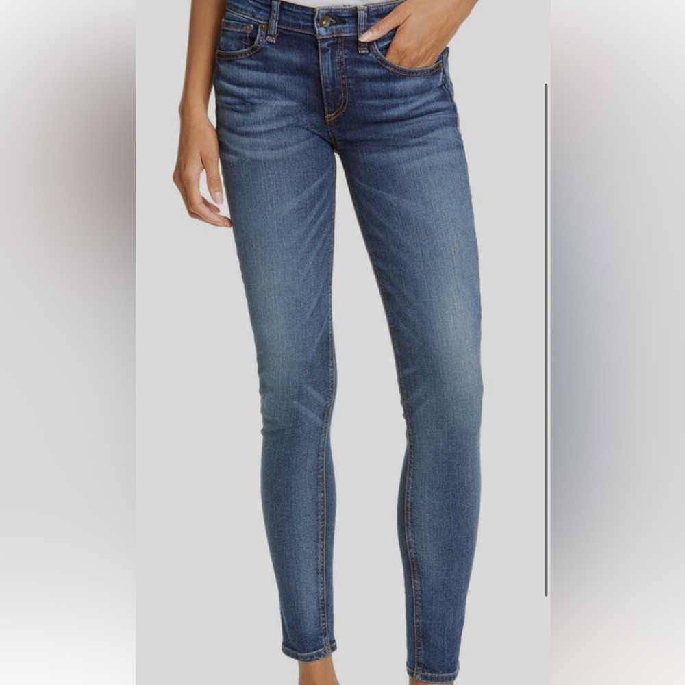 Rag & Bone Cate mid rise skinny Blue Jeans, size 26